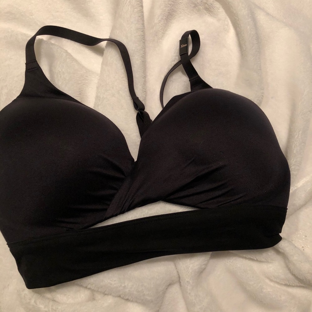Black racerback Victoria’s Secret bra